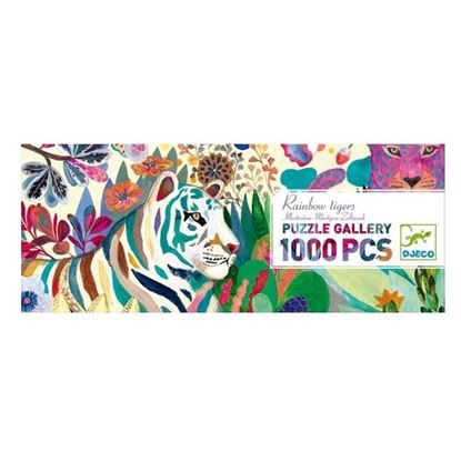 Immagine di puzzle tigri arcobaleno pz 1000