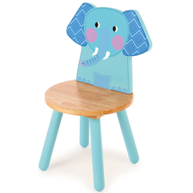 sedia per bambini elefante, giocattoli in legno