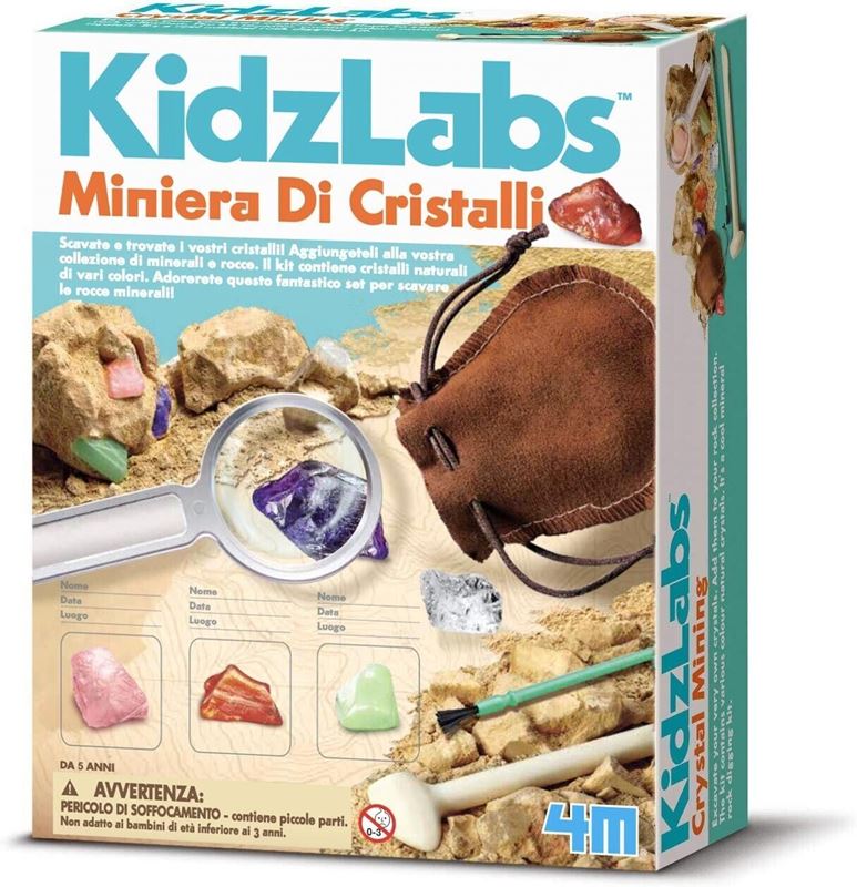 gioco minerali e cristalli