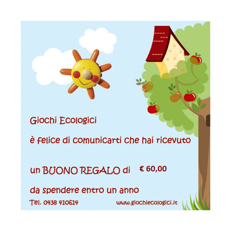 buono regalo giochi ecologici