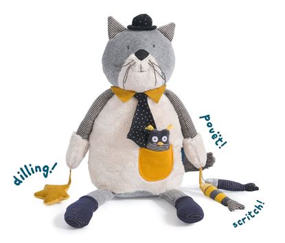 peluche carillon neonati gatto moulin roty