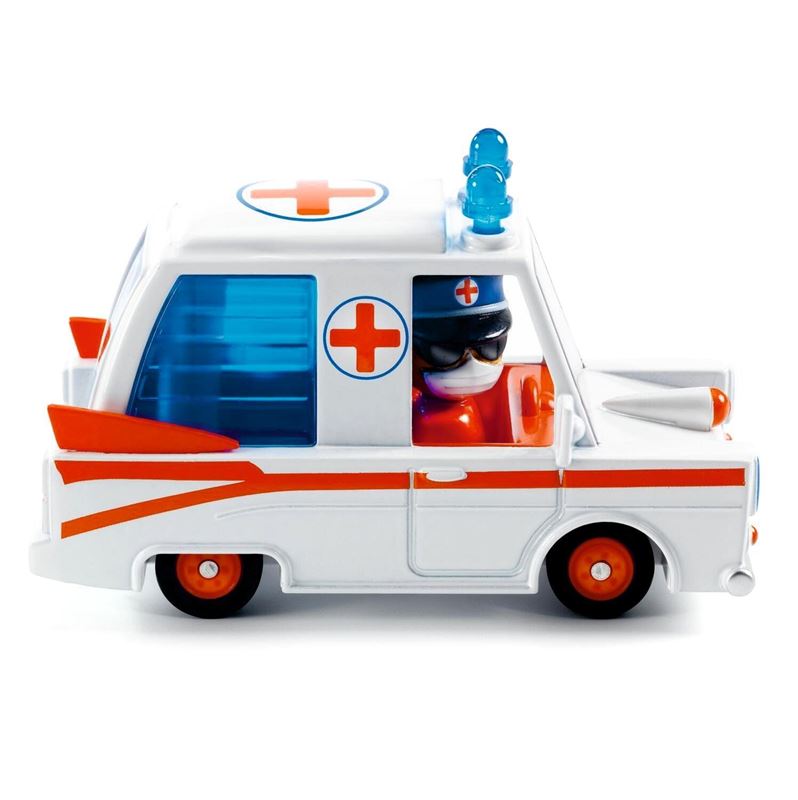 hurry ambulance crazy motors djeco